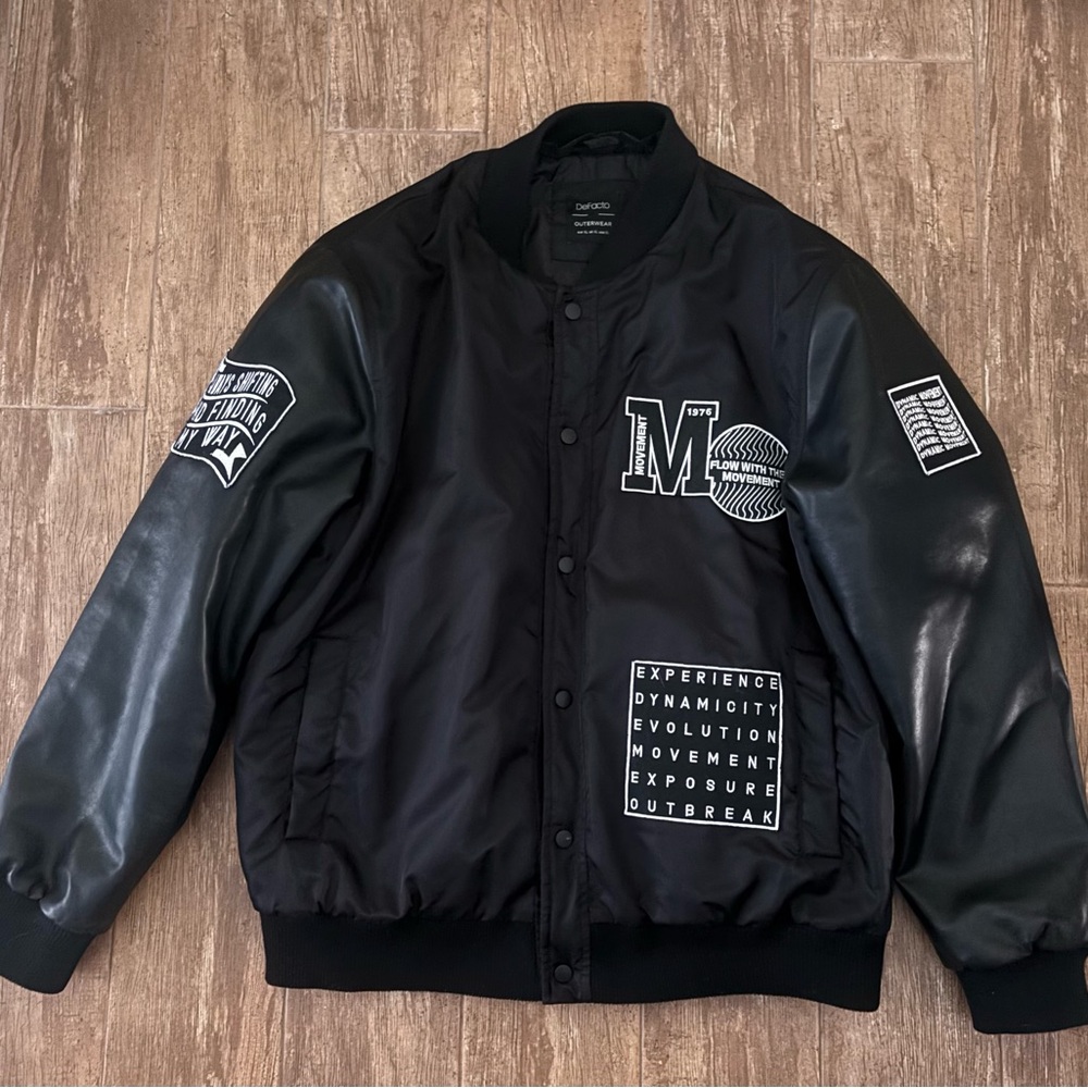 Black Graphic Men's Jacket